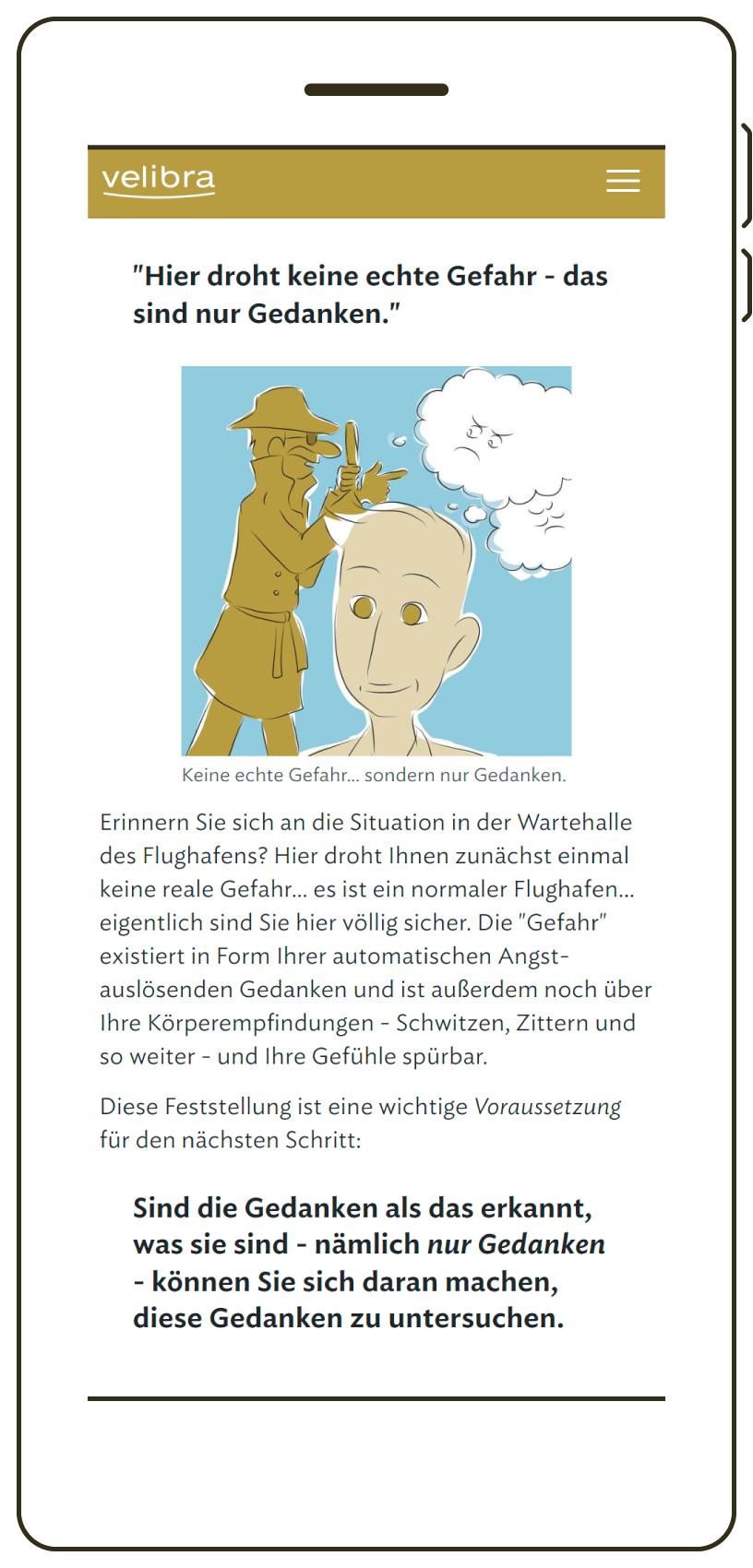 Gedanken erkennen und einordnen mit velibra